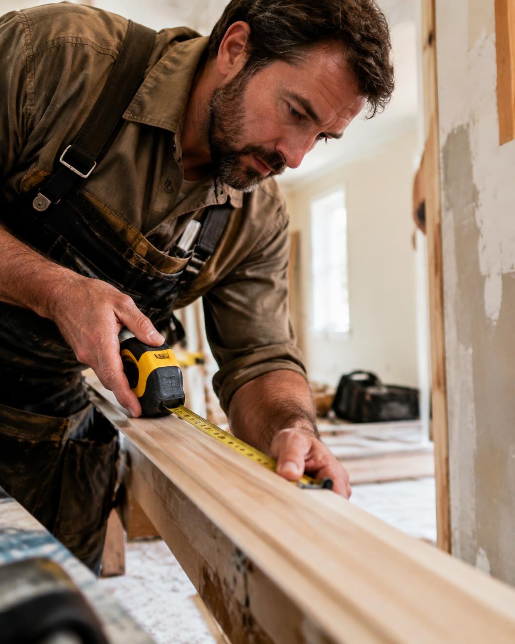 Rochester craftsman measuring trim