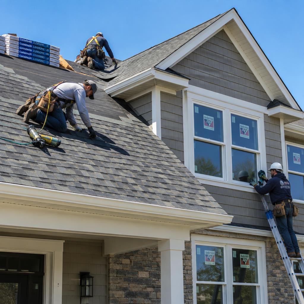 Siding, Roofing, Windows